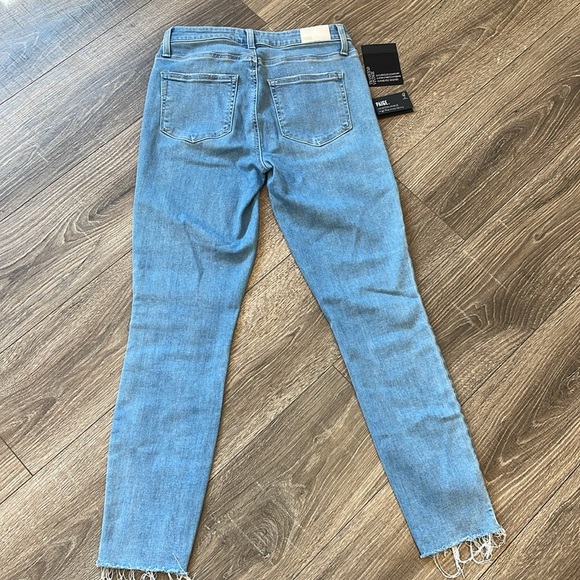 PAIGE high rise hoxton ankle skinny raw hem - Picture 8 of 10